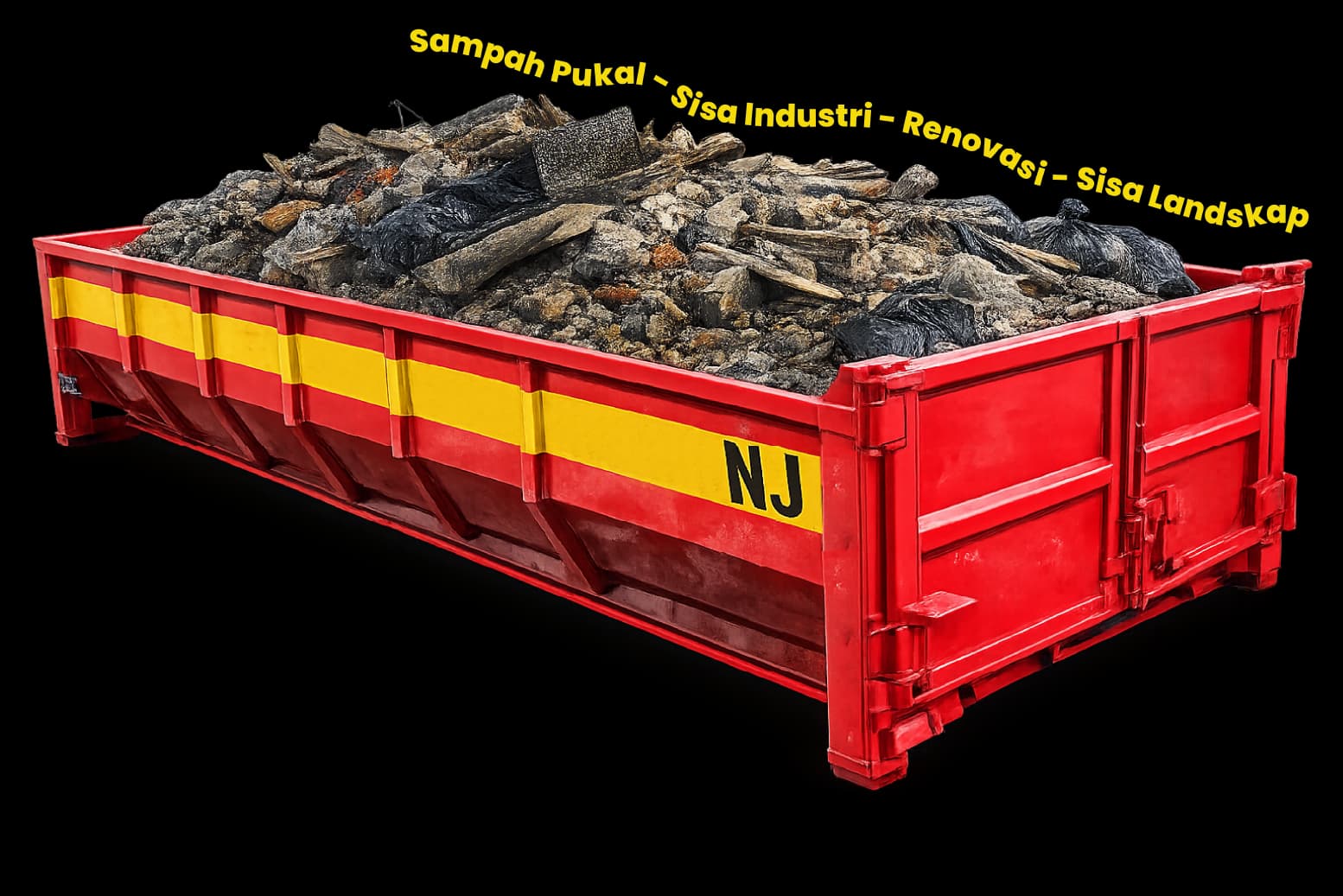 Tong RORO dengan sisa projek